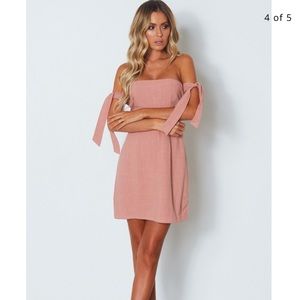 NWOT WhiteFox Who’s that girl Mini Dress in Rose
